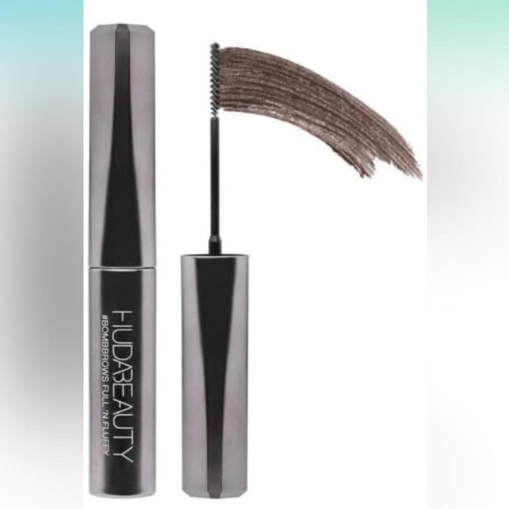 HUDA BEAUTY #BombBrows Full ‘n Fluffy Volumizing Fiber Gel Rich Brown